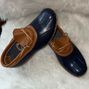 NWOB LL Bean Boots Rubber Moc Shoes Size M7/W9